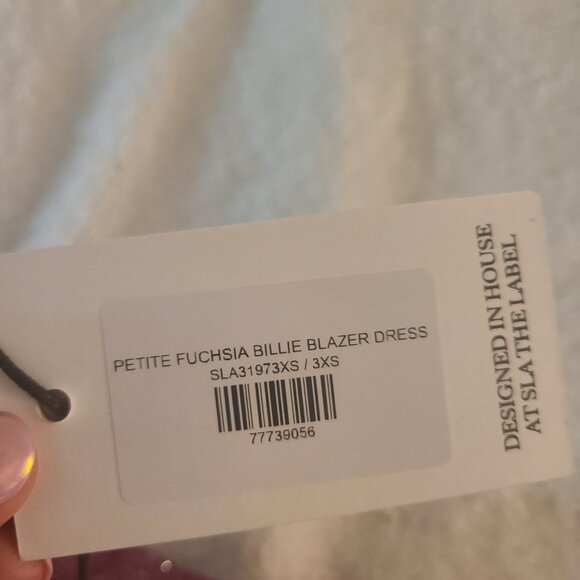 SLA the Label - Petite Fushia Dress Coat - Picture 4 of 4